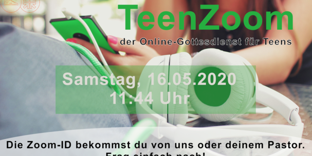 TeenZoom - der Online-Gottesdienst für Teens